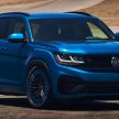 Volkswagen Atlas Cross Sport GT Concept revealed – 300 hp SUV, coilover suspension, Kingfisher Blue