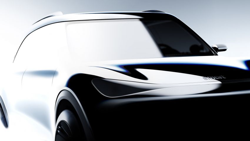 Smart tunjuk lagi teaser SUV elektrik konsep baharu 1320616