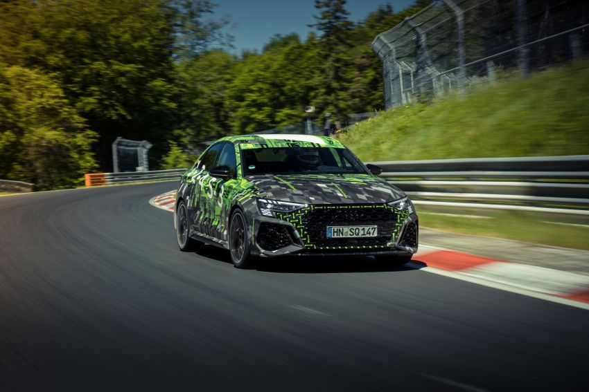 Audi RS3 – kereta kompak terlaju di Nürburgring; 8 saat lebih pantas dari Mercedes-AMG A 45 S W177! 1326407