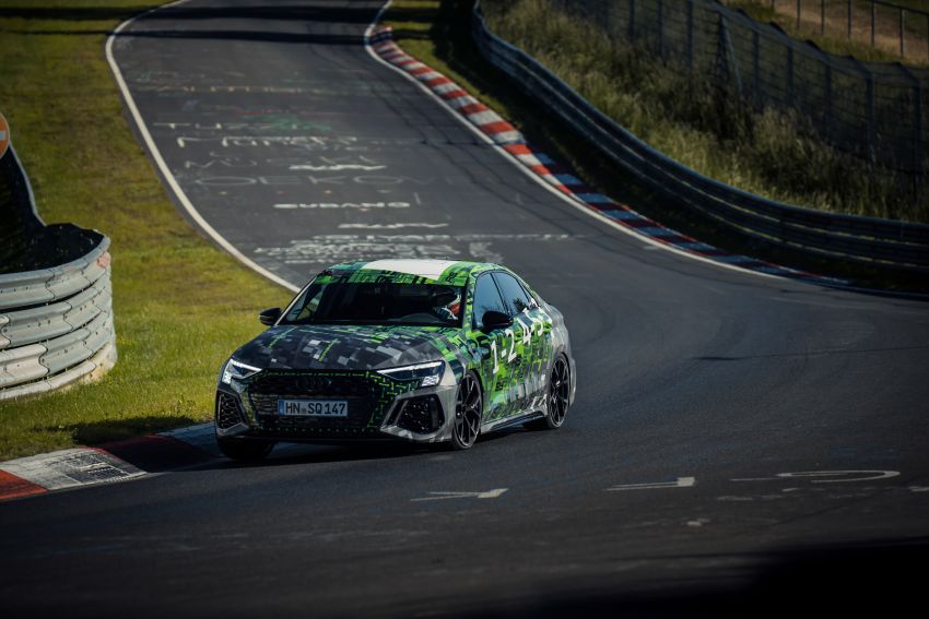 Audi RS3 – kereta kompak terlaju di Nürburgring; 8 saat lebih pantas dari Mercedes-AMG A 45 S W177! 1326417