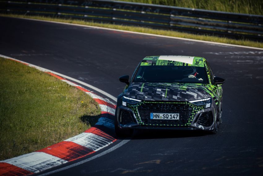 Audi RS3 – kereta kompak terlaju di Nürburgring; 8 saat lebih pantas dari Mercedes-AMG A 45 S W177! 1326415