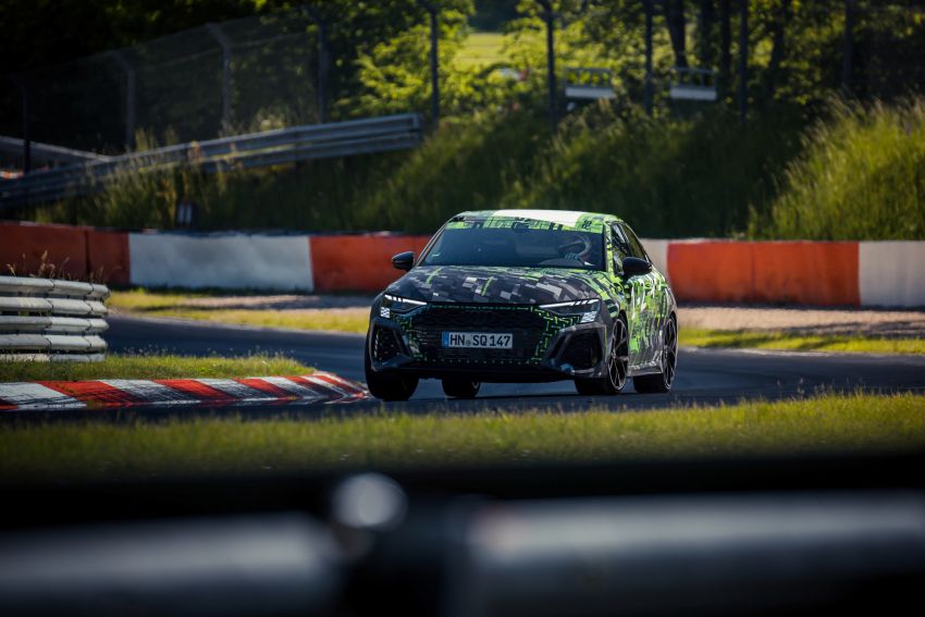 Audi RS3 – kereta kompak terlaju di Nürburgring; 8 saat lebih pantas dari Mercedes-AMG A 45 S W177! 1326414