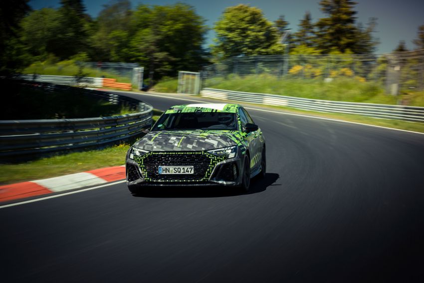 Audi RS3 – kereta kompak terlaju di Nürburgring; 8 saat lebih pantas dari Mercedes-AMG A 45 S W177! 1326410