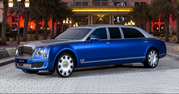 2015 Bentley Mulsanne Grand Limousine by Mulliner – longest manufacturer-built limo in the world for sale!