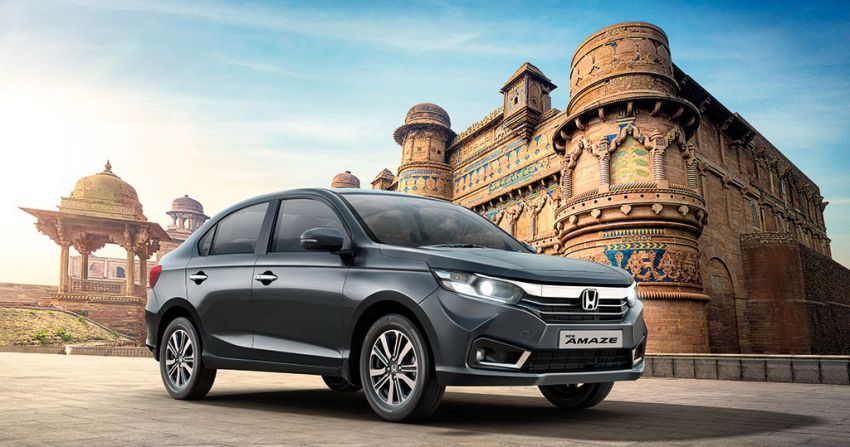 Honda Amaze <em>facelift</em> 2021 dilancar di India – bermula RM36k, rupa disegarkan, pilihan petrol dan diesel 1332879