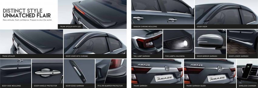 Honda Amaze <em>facelift</em> 2021 dilancar di India – bermula RM36k, rupa disegarkan, pilihan petrol dan diesel Image #1332886