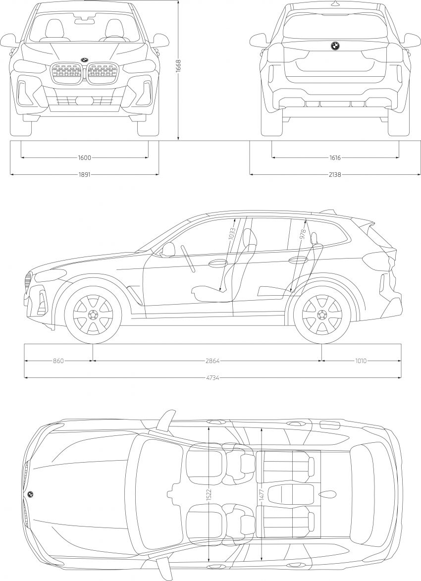 BMW iX3 G08 facelift 2022 didedah – pakej M Sport dan BMW Driving Assistant Professional diberi terus 1329065