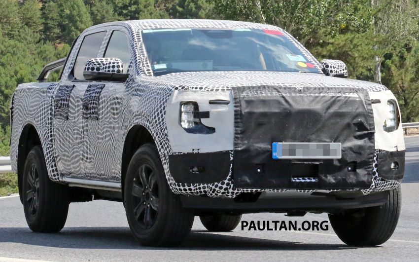 SPYSHOTS: 2022 Ford Ranger gets Maverick front end, plug-in hybrid powertrain with 367 PS and 680 Nm 1327854