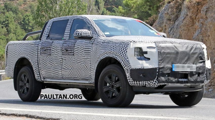 SPYSHOTS: 2022 Ford Ranger gets Maverick front end, plug-in hybrid powertrain with 367 PS and 680 Nm 1327855