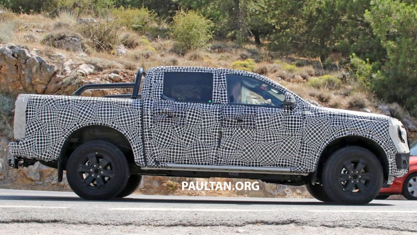 SPYSHOTS: 2022 Ford Ranger gets Maverick front end, plug-in hybrid powertrain with 367 PS and 680 Nm 1327857
