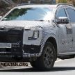 2022 Ford Ranger caught, bares Maverick-like face