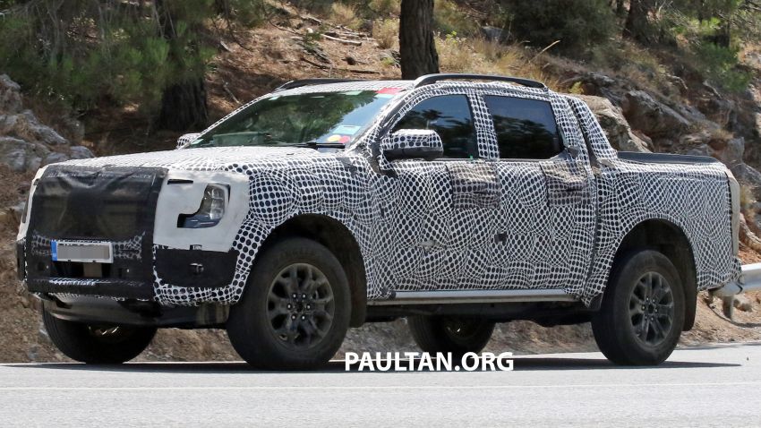 SPYSHOTS: 2022 Ford Ranger gets Maverick front end, plug-in hybrid powertrain with 367 PS and 680 Nm 1327842