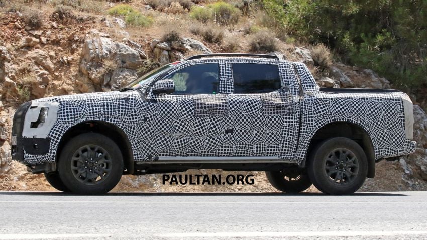 SPYSHOTS: 2022 Ford Ranger gets Maverick front end, plug-in hybrid powertrain with 367 PS and 680 Nm 1327843