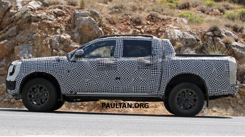 SPYSHOTS: 2022 Ford Ranger gets Maverick front end, plug-in hybrid powertrain with 367 PS and 680 Nm 1327844