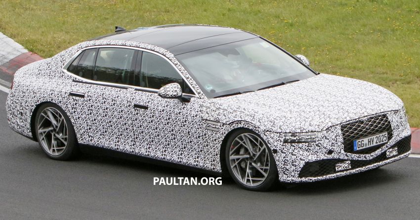 SPIED: 2022 Genesis G90 looks imposing on the ‘Ring 1332467