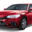 2022 Honda Civic launched in Singapore – 1.5L VTEC Turbo with 129 PS; Honda Sensing, priced at RM384k