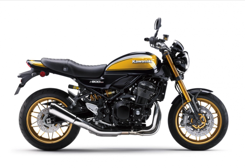 Kawasaki Z900RS diperbaharui – skema warna baru, suspensi belakang Ohlins, fork USD boleh laras 1331726