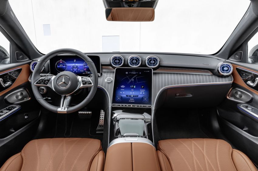 Mercedes-Benz C-Class All-Terrain 2022 didedah – wagon X206 rupa SUV, tinggi kendalian lebih 40mm 1332188