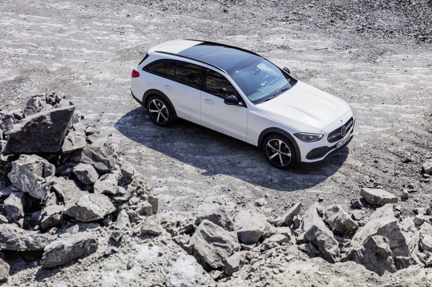 Mercedes-Benz C-Class All-Terrain 2022 didedah – wagon X206 rupa SUV, tinggi kendalian lebih 40mm 1332212