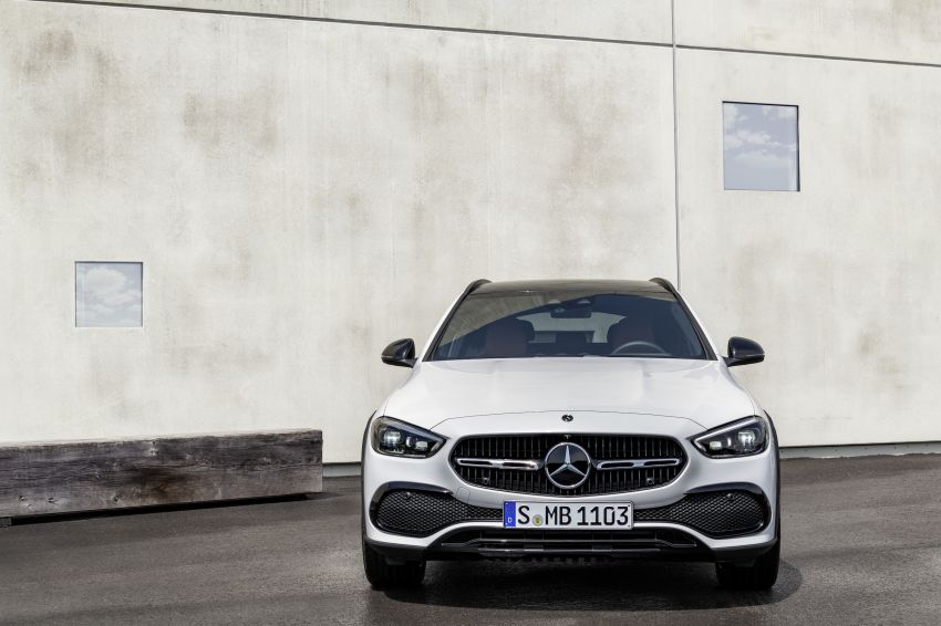 Mercedes-Benz C-Class All-Terrain 2022 didedah – wagon X206 rupa SUV, tinggi kendalian lebih 40mm 1332182