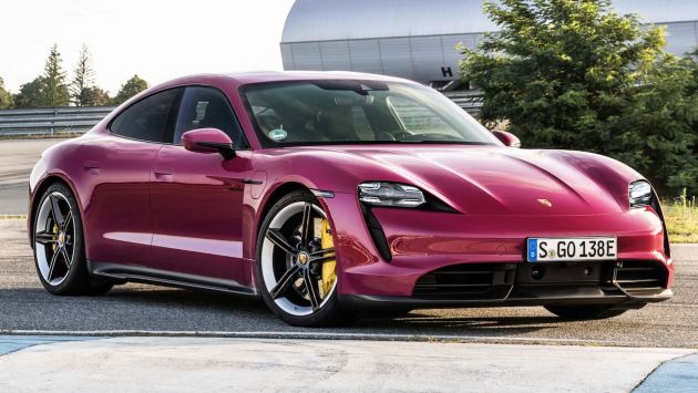 2022 Porsche Taycan updated with more range, better fast charging, Android Auto, remote parking assist