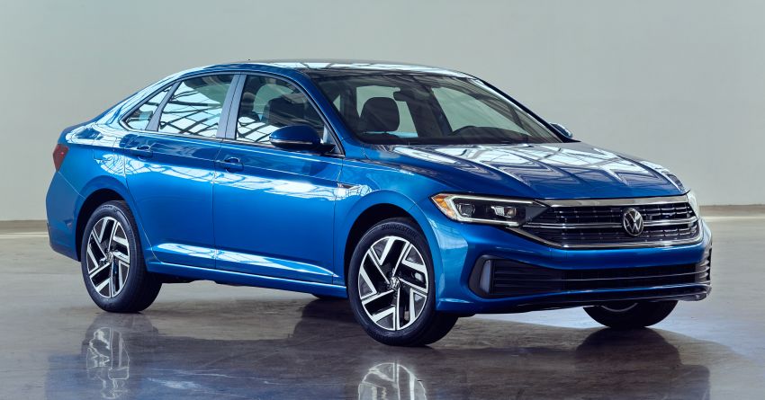 2022 Volkswagen Jetta facelift debuts in the US – new 1.5 litre turbo base engine; GLI returns with 228 hp 1334582
