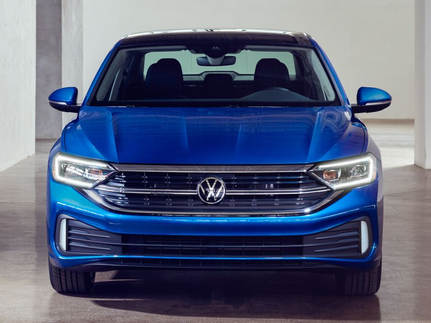 2022 Volkswagen Jetta facelift debuts in the US – new 1.5 litre turbo base engine; GLI returns with 228 hp 1334584