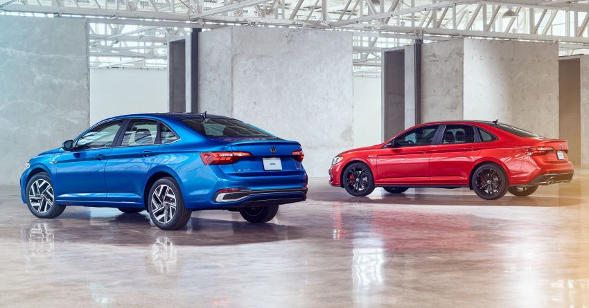 2022 Volkswagen Jetta facelift debuts in the US – new 1.5 litre turbo base engine; GLI returns with 228 hp 1334560