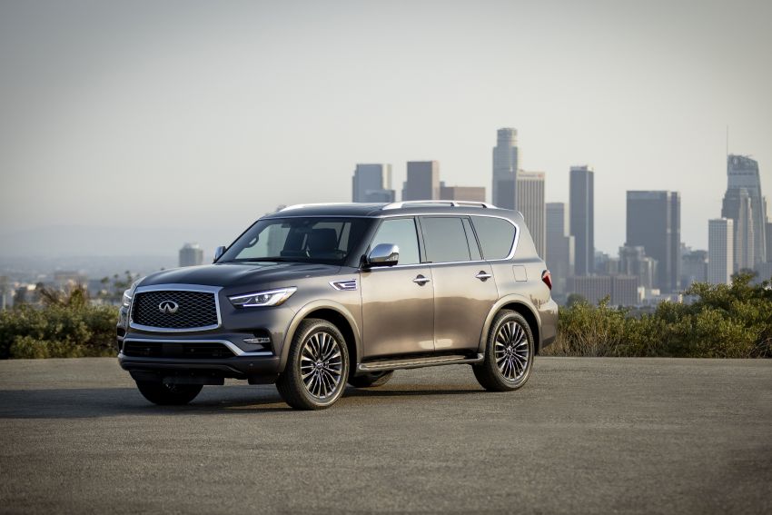 Infiniti QX80 2022 dapat skrin InTouch 12.3″, pengecas peranti tanpa wayar, Apple CarPlay, Android Auto 1334624