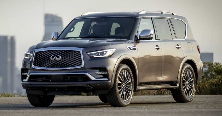 2022 Infiniti QX80 gains new 12.3-inch InTouch display, wireless device charger, Apple CarPlay, Android Auto 1334191