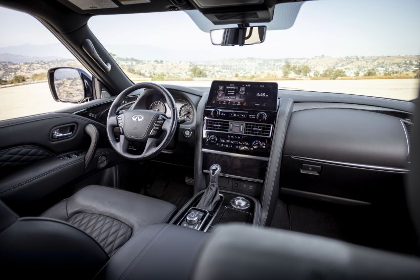 2022 Infiniti QX80 gains new 12.3-inch InTouch display, wireless device charger, Apple CarPlay, Android Auto 1334216