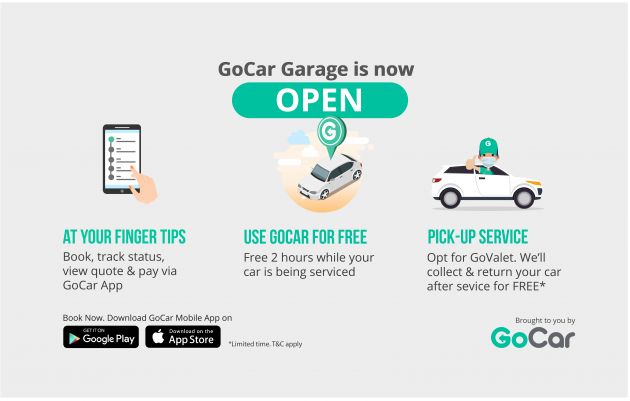 GoCar lancar GoCar Garage – penyelesaian lengkap untuk khidmat servis dan penyelenggaraan kenderaan