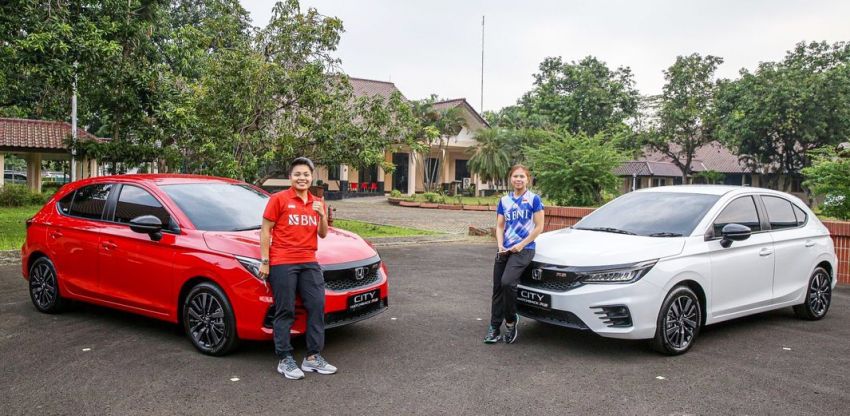 Honda Indonesia gifts City Hatchback RS to Olympic badminton gold medallists Apriyani and Greysia Image #1332849