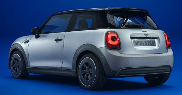 MINI Strip revealed as a pared-back Cooper SE by Paul Smith – sustainable materials and a simplified cabin