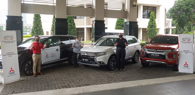Mitsubishi Malaysia continues to assist Covid aid efforts – vehicle, cash, equipment support for CACs
