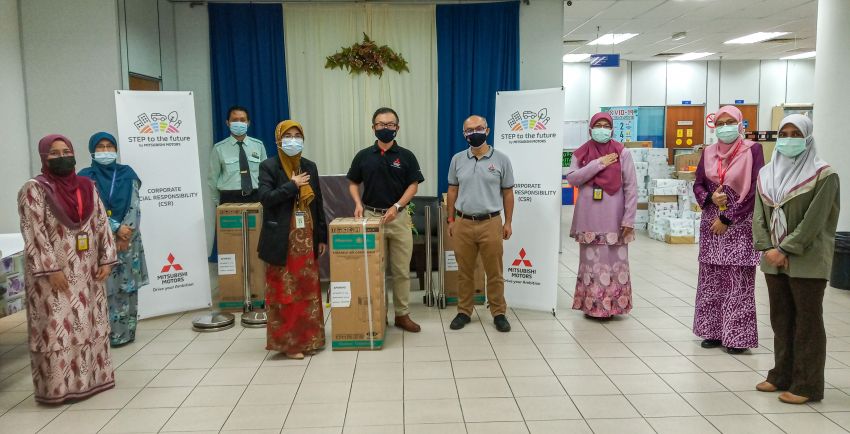 Mitsubishi Malaysia continues to assist Covid aid efforts – vehicle, cash, equipment support for CACs 1329399