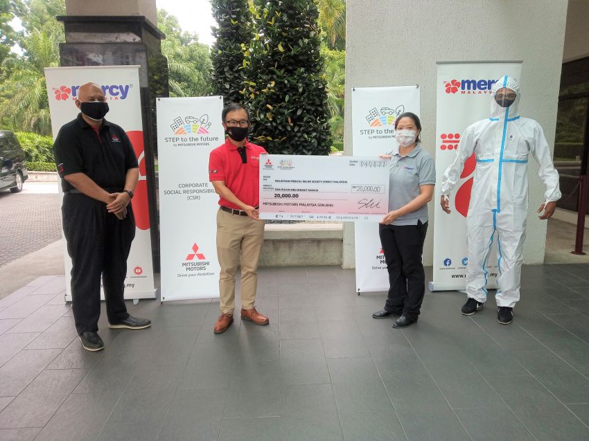 Mitsubishi Malaysia continues to assist Covid aid efforts – vehicle, cash, equipment support for CACs 1329400