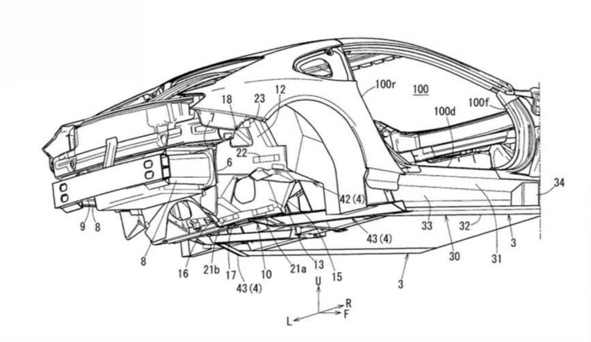 Mazda sports coupé structure sighted in patent filings Image #1328263