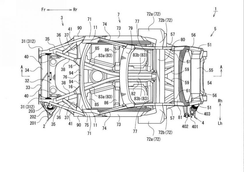 Mazda sports coupé structure sighted in patent filings Image #1328289