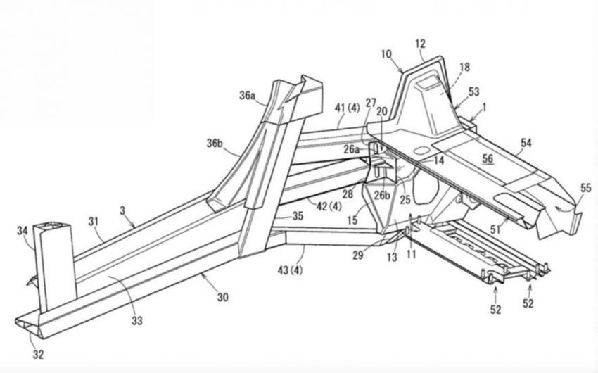 Mazda sports coupé structure sighted in patent filings 1328260