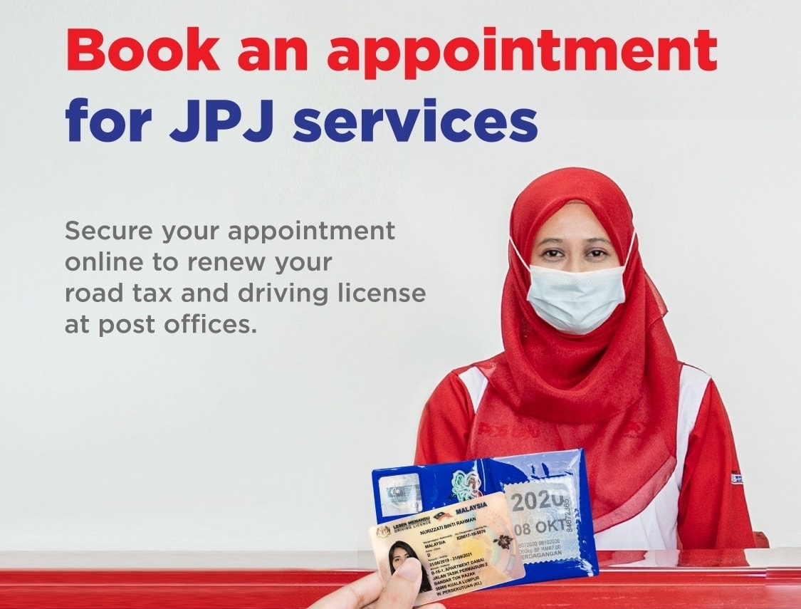 Booking appointment jpj