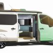 Renault Hippie Caviar Hotel – EV camper van concept with concierge services, logistics container delivery