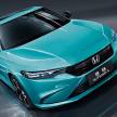 2022 Honda Integra revealed for China – a Civic with tweaked styling and a different name; Q4 2021 launch