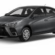 Toyota Vios 1.2L dikemaskini di Thailand – RM68k hingga RM85k, rupa lebih segar, ada AEB dan LDA