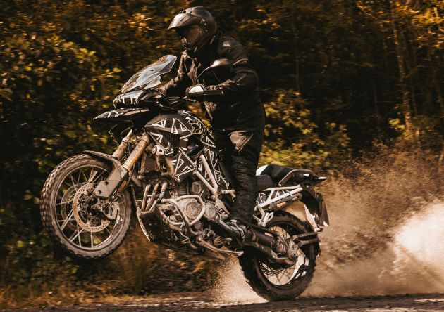 2022 Triumph Tiger 1200 prototype undergoing testing