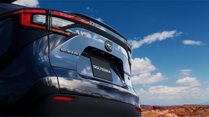 Subaru Solterra 2023 muncul lagi dalam teaser – SUV EV mirip Toyota bZ4X; akan diperkenalkan pada 2022 1339054