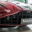 Aston Martin Vantage ‘Liquid Crimson’ in Malaysia – first unit here with the 70th anniversary ‘vaned’ grille