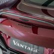 Aston Martin Vantage ‘Liquid Crimson’ in Malaysia – first unit here with the 70th anniversary ‘vaned’ grille