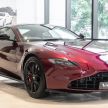 Aston Martin Vantage ‘Liquid Crimson’ in Malaysia – first unit here with the 70th anniversary ‘vaned’ grille