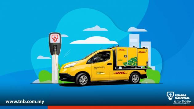 DHL Malaysia and TNB partner up to use Nissan e-NV200 delivery vans, 60 kW fast chargers by 1H 2022
